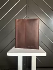 R.M. WILLIAMS Brown Leather A4 Agenda Cover (COLLECTOR'S ITEM, NEVER FOR SALE)