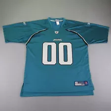 Jacksonville Jaguars Jersey Mens Extra Large Blue Reebok Onfield NFL Football 00