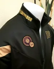 El SALVADOR BLACK AND GOLD JACKET ONLY FOR SALE ON EBAY