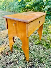 Leclerc Loom Bench With Storage - Farmhouse Table