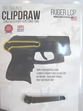 CLIPDRAW carry clip for RUGER LCP.380