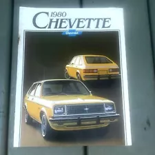 1980 Chevrolet Chevette Dealer Sales Brochure ORIGINAL for 80 Chevy 15 pgs.