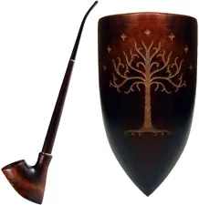 13.2" Tobacco long smoking pipe CHURCHWARDEN | pipes for 9mm filter-33cm Tolkien