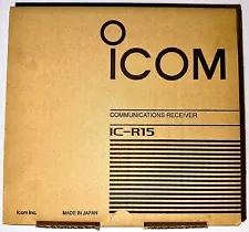 ICOM IC-R15 Analog Communications Receiver (2024 Release)