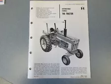 International Farmall 766 Tractor Sales Brochure 4 Page