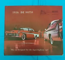 1956 DeSoto "FIRELITE / FIREDOME" Original Car Dealer Sales Brochure