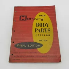 1956 Mercury Body Parts Catalog Original Ford MD-3741-56 December 1956