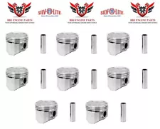 (8) Silvolite Pistons for Amc Jeep 304 V8 1970 - 1981