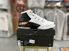 Nike Air Jordan 17 Copper 2016 size 10 832816-122 OG XVII White Black