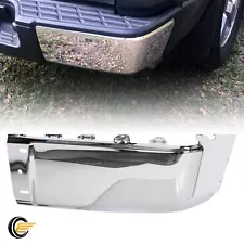 Chrome Rear Right Bumper End Cap For 2007-2014 Silverado Sierra 1500 2500 3500