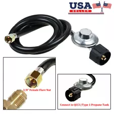 5FT Low Pressure Propane Regulator Hose for LP BBQ Gas Grill Heater Stove Burner