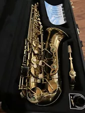 Yamaha YAS-280 Student Alto Saxophone Gold Lacquer Used Perfect Cond Free Ship