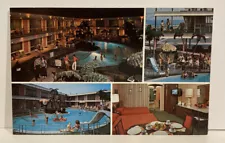 Wildwood NJ- New Jersey, Caribbean Motel, Scenic, Vintage Chrome Postcard Rare