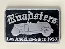 Vintage Original Roadsters LA Los Angeles 1957 Hot Rod Car Club Plaque Rat Fink