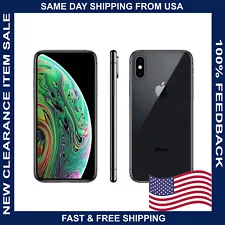 NEW Apple iPhone XS 64GB Space Gray GSM/CDMA Unlocked Clearance Sale Won't Last!