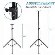 2Two Pro Audio DJ PA Speaker Stands Tripod Pole Mount Adjustable Height Stand US