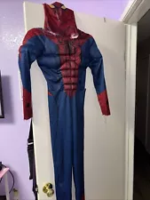 Spider-man Cosplay Muscle Costume Tobey Peter Parker Maguire Boy Kids Size M