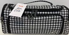 Lug Micro Houndstooth Black Trolley Cosmetic Case Bag Full Size NWT - $70 - SALE