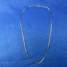 14K Gold 24” Inch Herringbone Chain - 3 Grams - See Description Plz