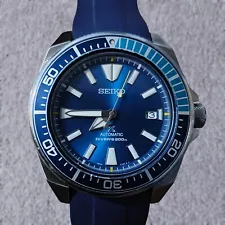 SEIKO PROSPEX Automatic Blue Lagoon SRPB09K1 Samurai Limited Edition Watch Boxed