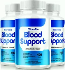 (3 Pack) MicroBio Blood Booster, Micro Bio Pills for Blood Flow & Circulation