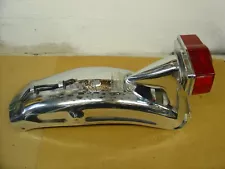 1977 Honda GL1000 Goldwing OEM chrome rear fender with taillight - GREAT SHAPE