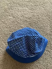 University of Kentucky blue and white polkadotted sun hat for an infant