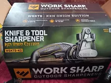 Worksharp WSKTS-KO Black Corded Ken Onion Edition Knife And Tool Sharpener