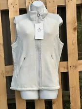 NWT lululemon Fleece Lined Run Vest Size 10 White Bone -LW4CB7S WHTO