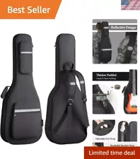 Protective Soft Case with 6 Pockets and Adjustable Straps for Electric Guitars