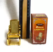 SALE--Vintage Xinxin Smoking set Lighter Unique Rocking Chair-NIB