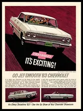 1963 Chevrolet Impala Sport Sedan & Convertible & Bel Air Station Wagon Print Ad