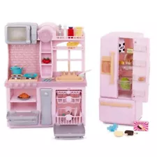 Our Generation 18'' Light Pink Gourmet Kitchen & Play Food Accessory Set for