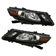 Left+Right Headlight HID For 2010-2011 Honda Accord Crosstour Headlamps Pair (For: 2010 Honda Accord Crosstour)