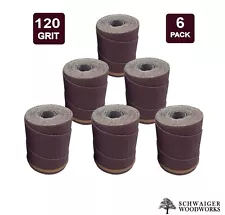 Drum Sander Sanding Wraps/Rolls, 120g for JET/Performax 16-32 &Ryobi WDS1600, 6