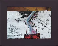 8X10" Matted Print Art Picture Street Art Graffiti: David Choe, 2009 London