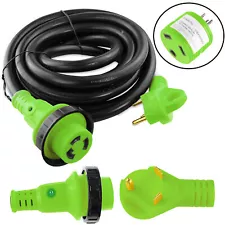 10 foot 30 amp RV Extension Cord Power Supply Cable for Trailer Motorhome Camper