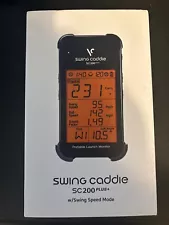 New in the box! Swing Caddie SC200 Plus Voice activated Golf Launch Monitor