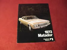 1973 AMC American Motors Matador Military Sales Brochure Booklet Catalog Old