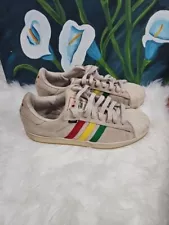 Size 11.5- adidas Superstar 2 Hemp Rasta With Red Yellow And Green Stripes