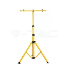 Adjustable Twin Work Light Tripod Yellow