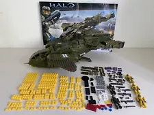 Halo Mega Bloks UNSC Pelican [96824] 99% Complete + Bonus Minifigs + Spare Parts