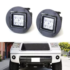 40W CREE Cubic LED Foglamps w/Mount Bracket, Bezel/Wirings For Tundra Tacoma etc