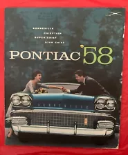 1958 Pontiac "BONNEVILLE / CHEIFTAIN / SUPER CHIEF +" - Original Car Brochure