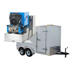 New Complete Carpet Cleaning Trailer Package with 20HP Equipment Machine Cleaner