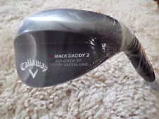 New! Callaway Mack Daddy 2 Forged Wedge RH Slate 58-14 C grind Wedge Flex Steel