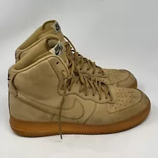 Nike Air Force 1 High 07 LV8 Sneakers Mens 13 Wheat Gum Soles Shoes 882096-200