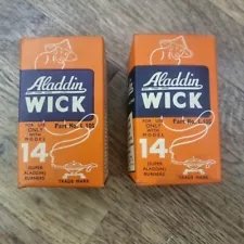 Vintage Aladdin Oil Lamp Wicks for Super Aladdin / Model 14 - Boxed