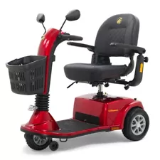 Golden Companion (3-wheel) Mid Size Portable Mobility Electric Scooter Red