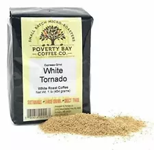 White Coffee - 1lb bag of Ground White Coffee Beans Roasted By Poverty Bay